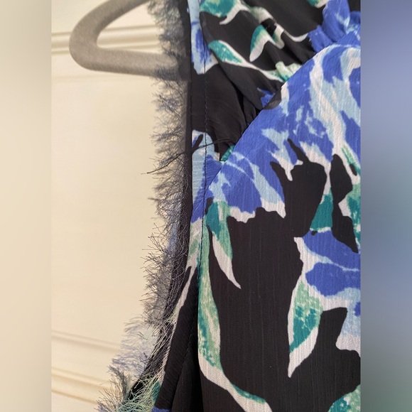 Jason Wu Collection Sleeveless Floral Print Midi Dress with Pleating Detail sz 6 - Picture 10 of 15